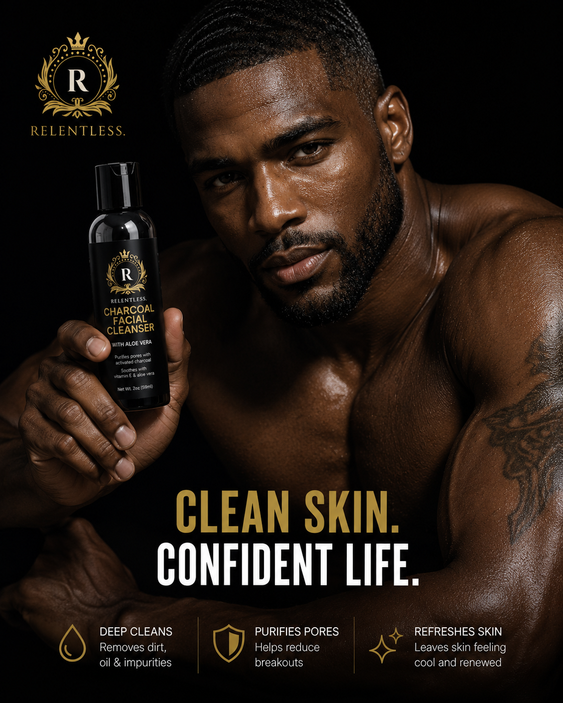 Charcoal Facial Cleanser — 4-Pack (120-Day Supply)