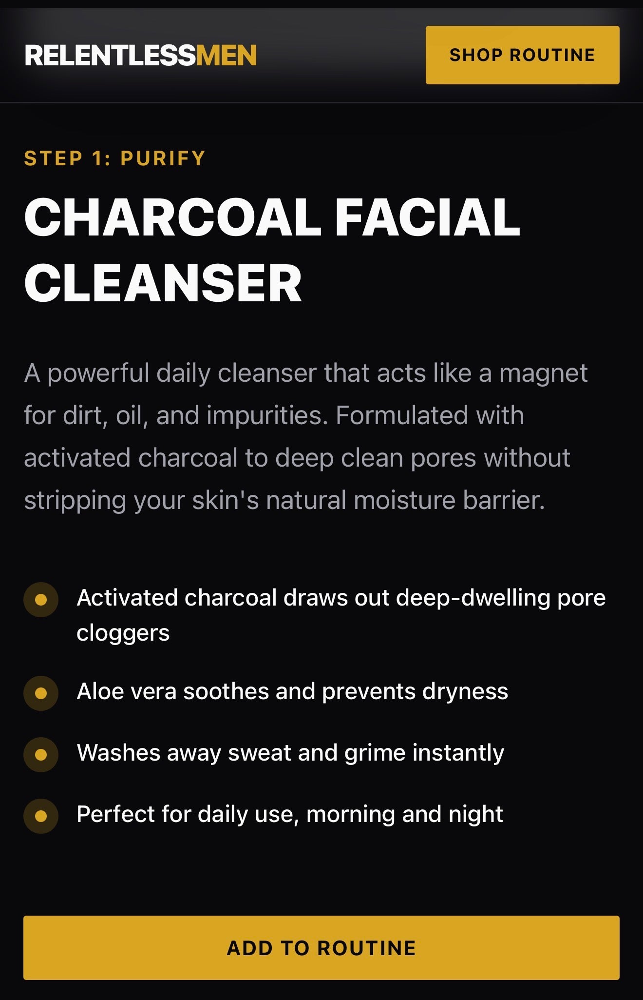 Charcoal Facial Cleanser