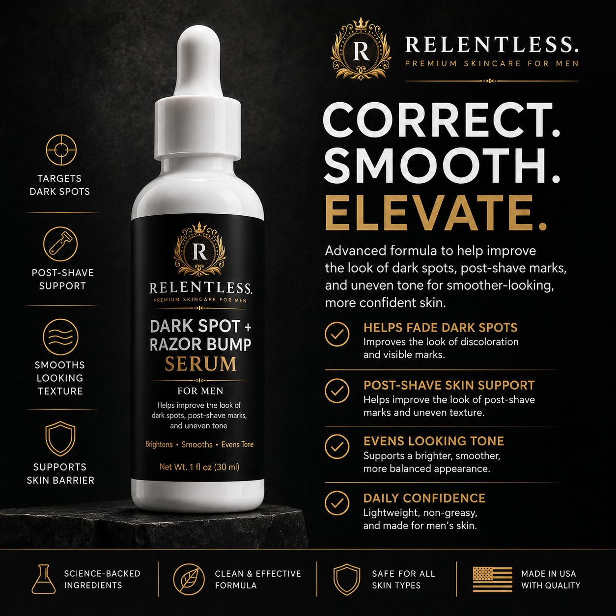 Dark Spot + Razor Bump Serum