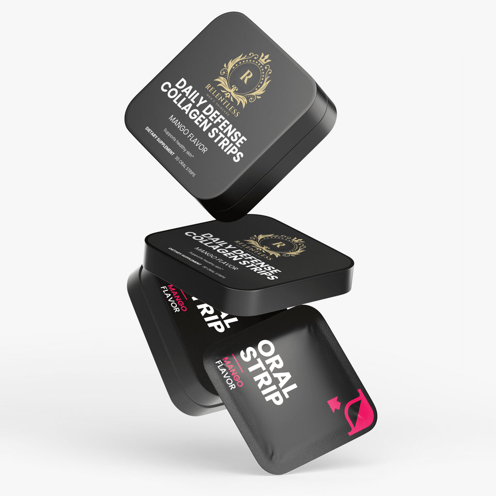 Beauty + Collagen Strips - Relentless Men's Skincare