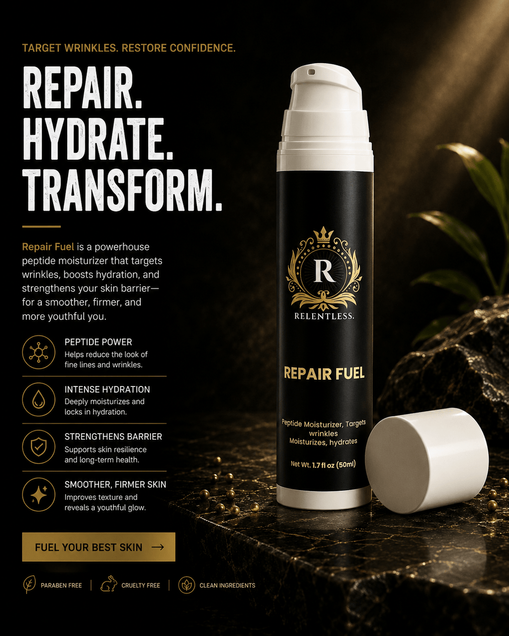 The Complete Relentless Routine — Full 4-Step System - Relentless Men's Skincare