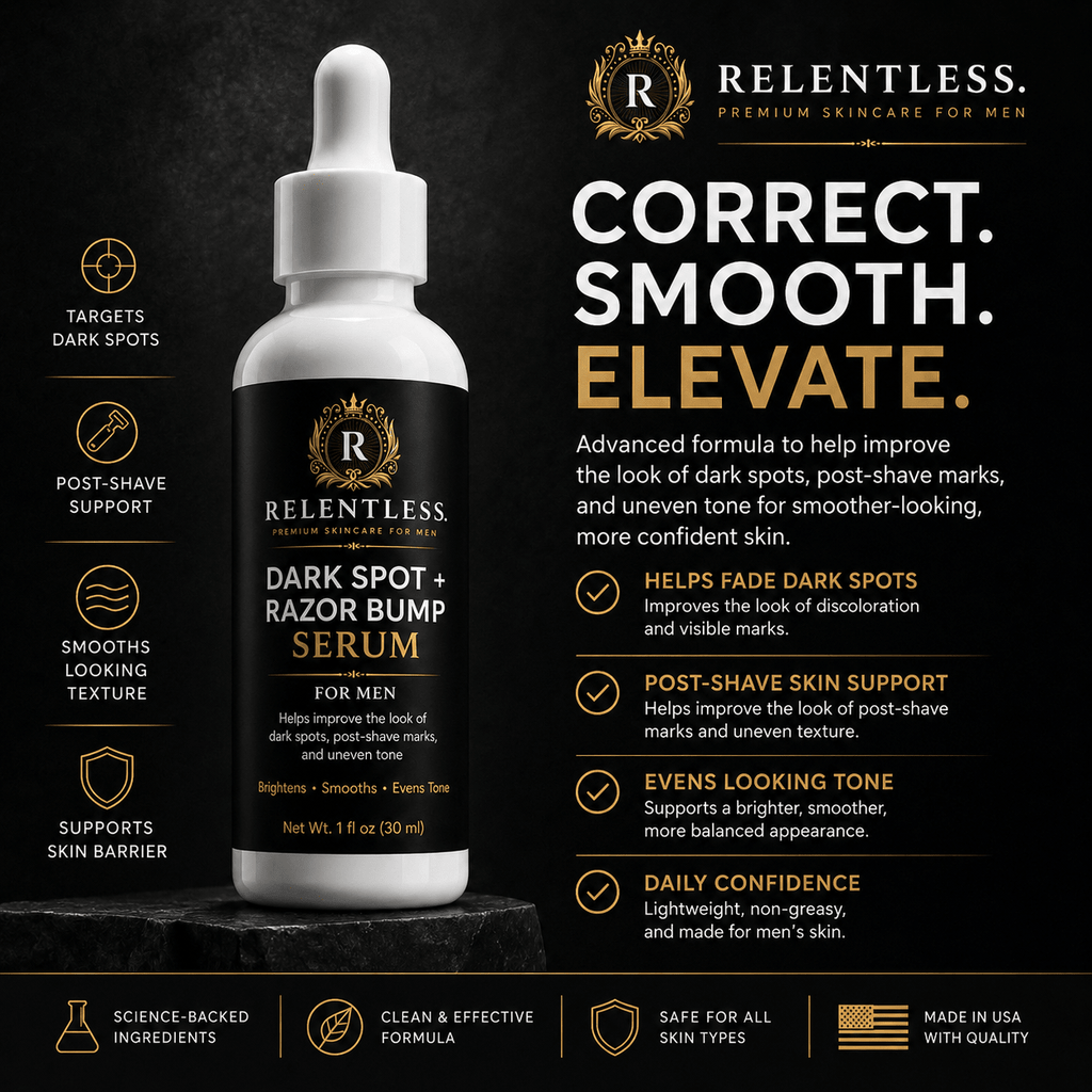 The Complete Relentless Routine — Full 4-Step System - Relentless Men's Skincare