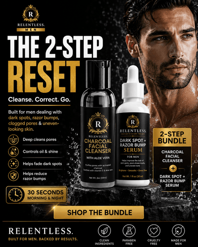 The Starter Reset bundle — cleanser and dark spot serum