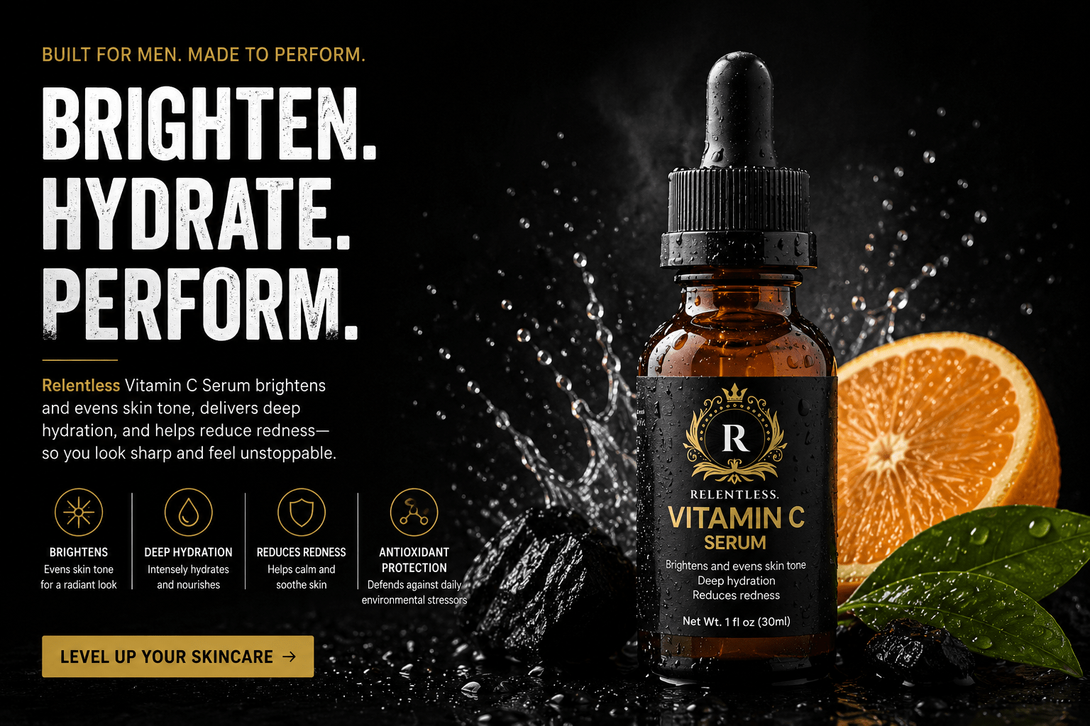 Vitamin C Serum - Relentless Men's Skincare